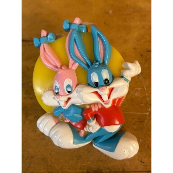 Vintage 90s Tiny Toon Adventures Babs Buster Bunny Nightlight - WORKS (8061) - Picture 2 of 5